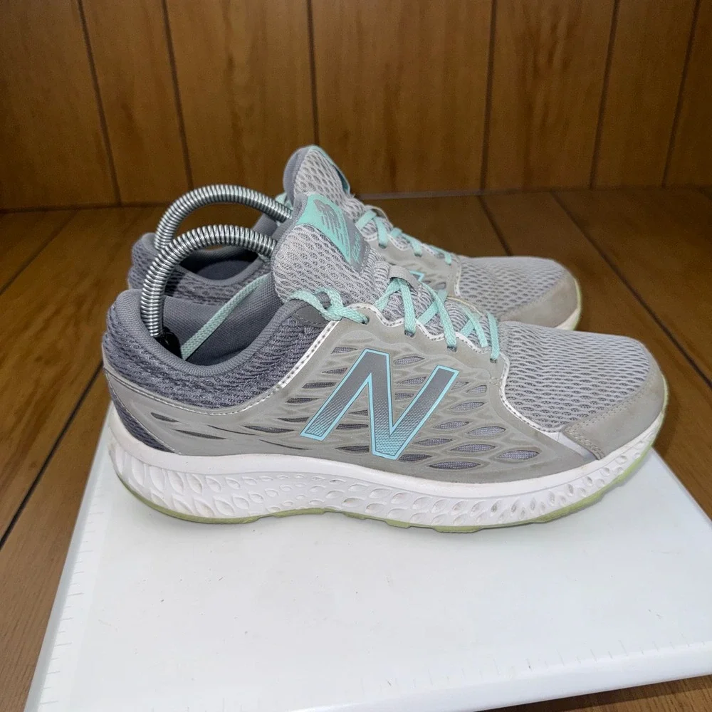 New Balance 420v3 Comfort Ride Running Shoes Grey Mint W420LS3 Womens 9